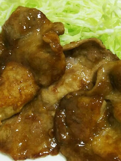片栗粉で柔らかい♪甘くない生姜焼き-レシピのメイン写真