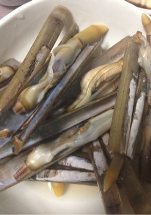 マテ貝*酒蒸し-レシピのメイン写真