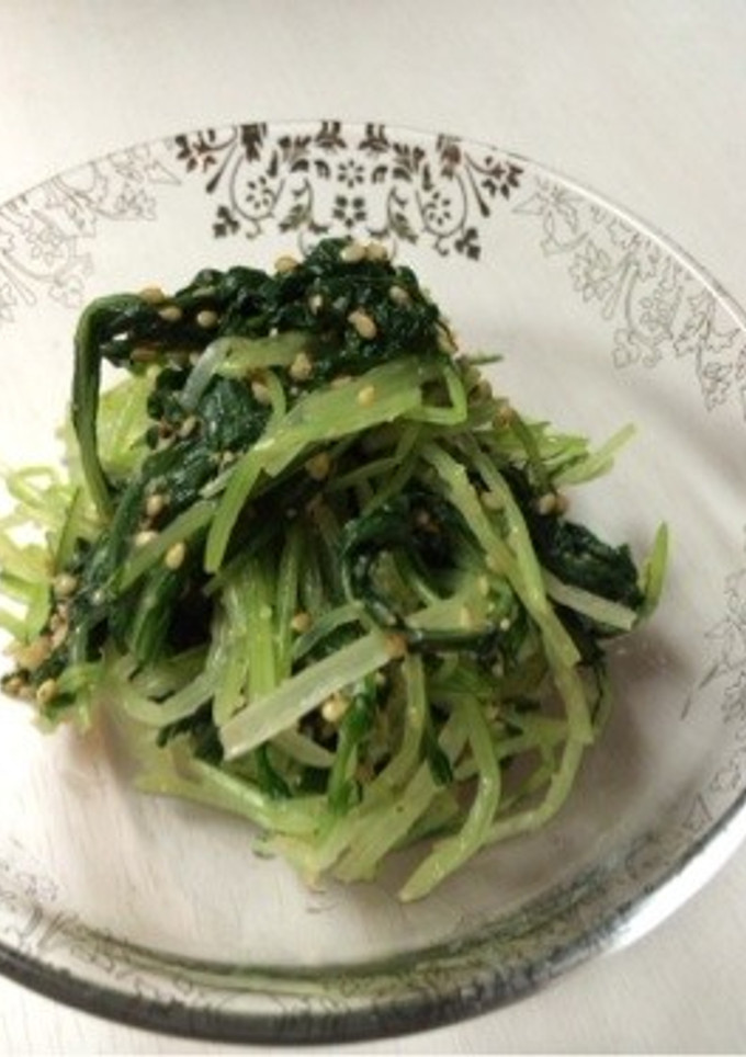 簡単すぎる☆ 水菜のお浸し-レシピのメイン写真