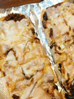 韓国風?油揚げピザ-レシピのメイン写真
