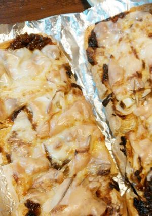 韓国風?油揚げピザ-レシピのメイン写真