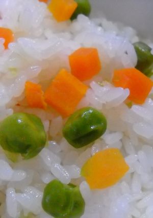 ✿豆ごはん✿新にんじんと彩りよく-レシピのメイン写真