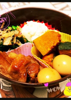 手抜きだけど豪華に見えるお弁当♪-レシピのメイン写真