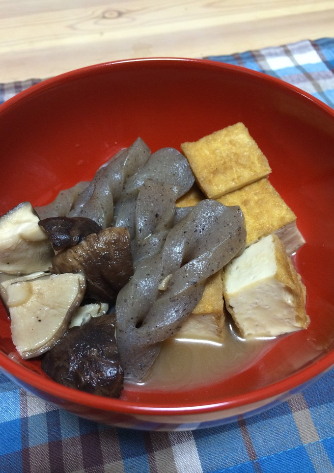 厚揚げとこんにゃくの煮物-レシピのメイン写真