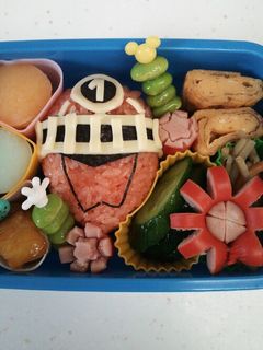 トッキュウジャー★キャラ弁-レシピのメイン写真