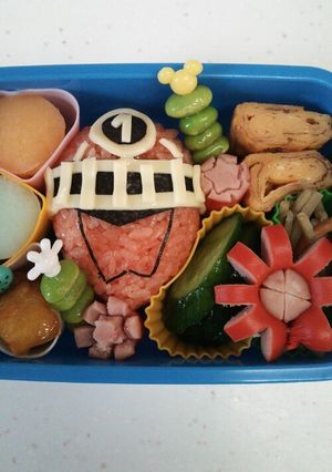 トッキュウジャー★キャラ弁-レシピのメイン写真