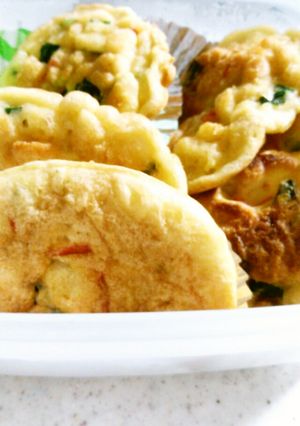 簡単♪おいしい♪手作りミニお好み焼き-レシピのメイン写真