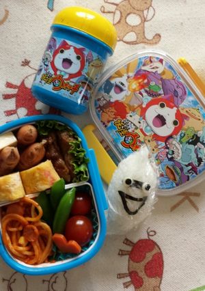 妖怪ウォッチ ウィスパーおにぎり弁当-レシピのメイン写真