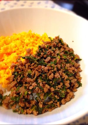 子供喜ぶ！簡単美味しい三色丼-レシピのメイン写真