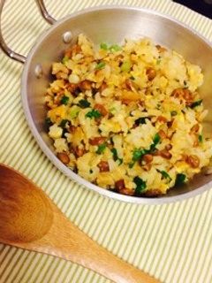 ふわふわ納豆炒飯-レシピのメイン写真