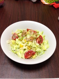 鶏皮のコールスローサラダ-レシピのメイン写真