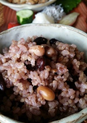 ダイエットにも♡玄米の豆～な簡単ご飯♪-レシピのメイン写真