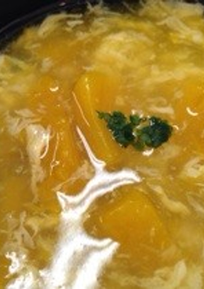 かぼちゃと卵のとろみスープ-レシピのメイン写真
