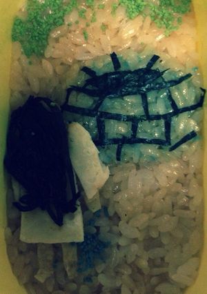 クオリティ低過ぎ貞子弁当(長女用)-レシピのメイン写真