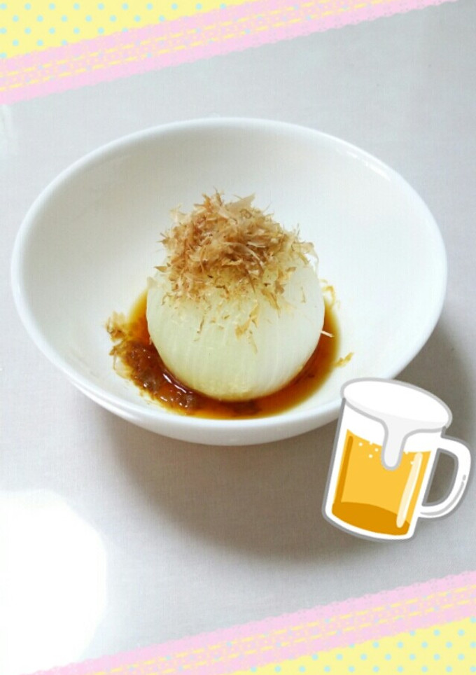 簡単！丸ごと新玉葱のおつまみ-レシピのメイン写真