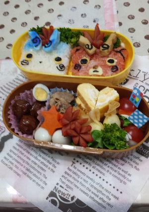 こまさんコマジロウ弁当-レシピのメイン写真