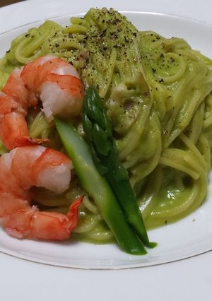 えんどう豆のクリームパスタ-レシピのメイン写真