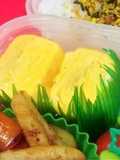 お弁当に♪＊黄色がキレイな卵焼き＊