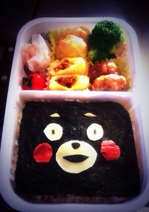 キャラ弁 くまもん-レシピのメイン写真
