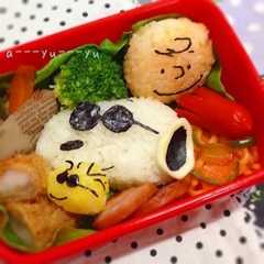 รูปของ スヌーピー☆キャラ弁