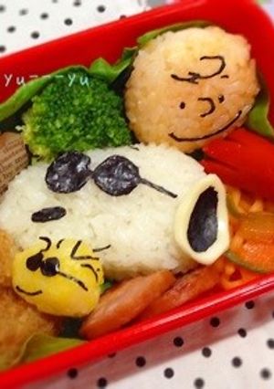 スヌーピー☆キャラ弁-レシピのメイン写真