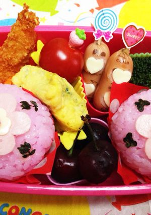 キャラ弁バースデー弁当-レシピのメイン写真