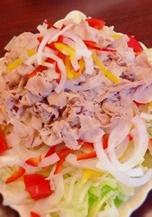 モリモリ食べたい‼︎冷しゃぶサラダ♪-レシピのメイン写真