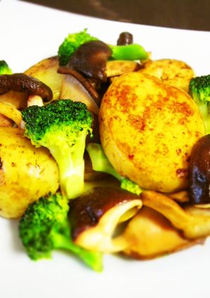 新じゃがと椎茸のバター醤油ソテー-レシピのメイン写真