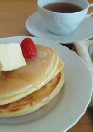 小麦粉から作るパンケーキ-レシピのメイン写真