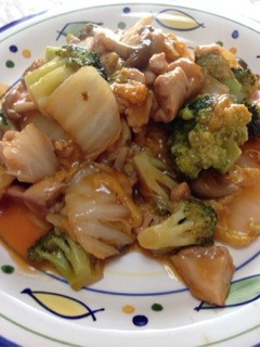 旨い☆鶏肉と残り野菜のケチャップ炒め!-レシピのメイン写真
