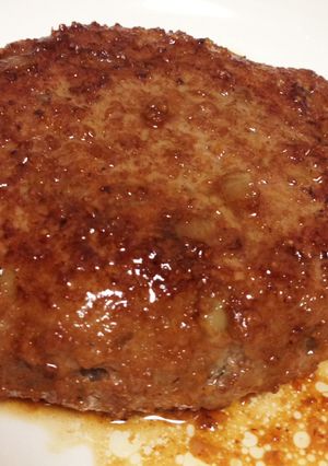 男の子大好き！にんにくたっぷりハンバーグ-レシピのメイン写真