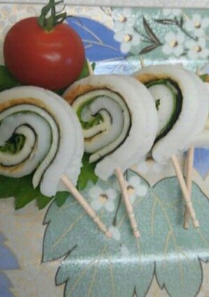 お弁当に～ちくわ海苔シソチーズ巻き-レシピのメイン写真