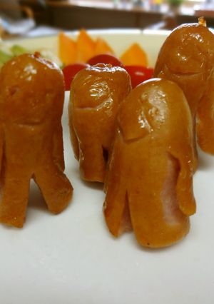 スタンディング☆ソーセー人-レシピのメイン写真