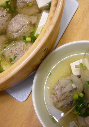 やわらか団子とごぼうのスープ-レシピのメイン写真