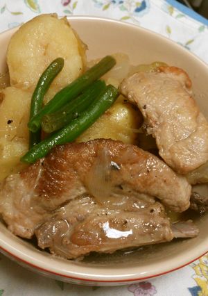 新じゃがとスペアリブの焼き煮-レシピのメイン写真