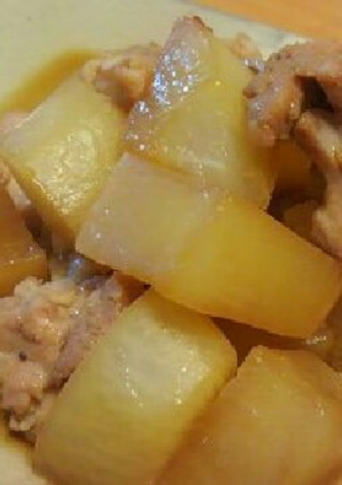 ☆こっくり美味しい焼き大根と鶏肉の煮物☆-レシピのメイン写真