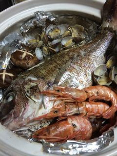 鯛の宝楽焼き(ほうらくやき)-レシピのメイン写真