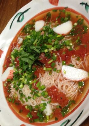 簡単美味♪トマト素麺-レシピのメイン写真