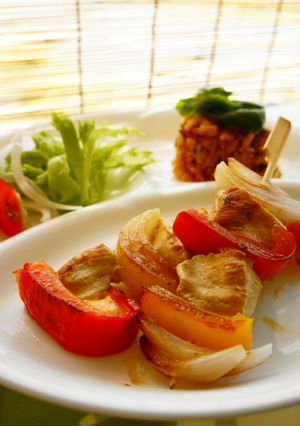 胸肉しっとり♪タンドリーチキン風味焼き鳥-レシピのメイン写真