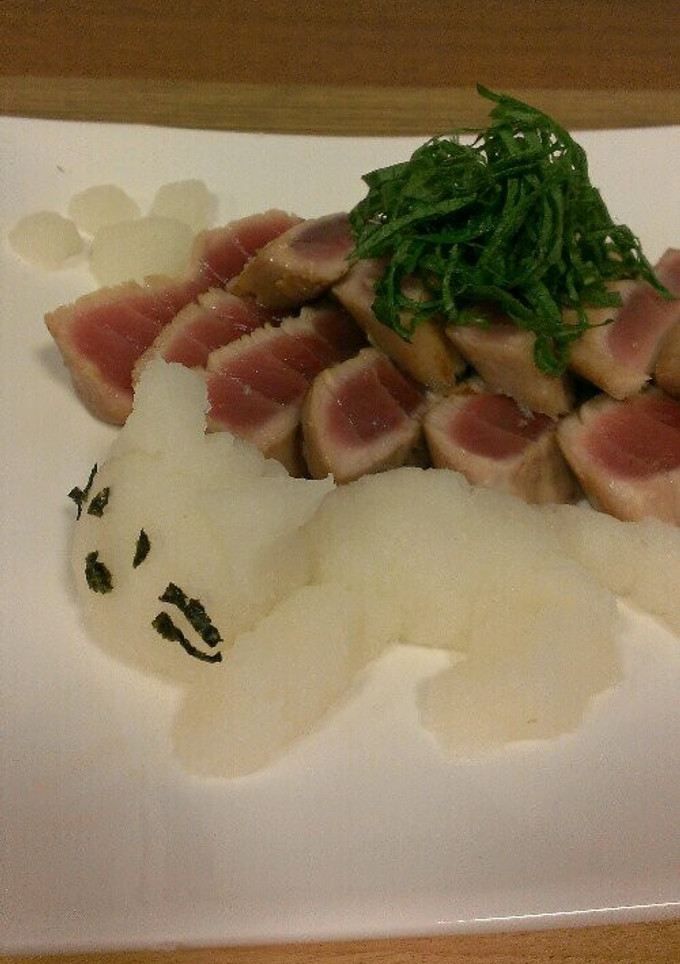 マグロのたたき♪大根おろし添え-レシピのメイン写真