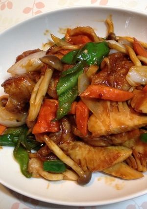 鶏肉の中華風オイスター炒め-レシピのメイン写真