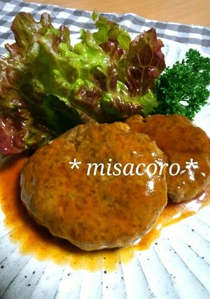 mお手軽煮込みハンバーグ-レシピのメイン写真