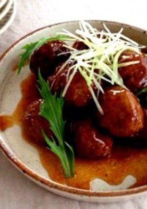 つなぎなし＊塩麹で＊ジューシー肉団子-レシピのメイン写真