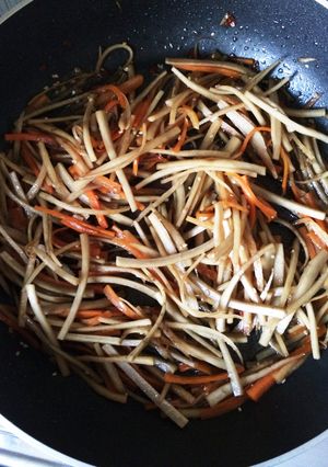 麺つゆで簡単キンピラ-レシピのメイン写真