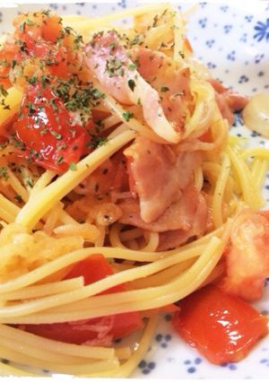 ♡トマトとベーコンのパスタ♡-レシピのメイン写真