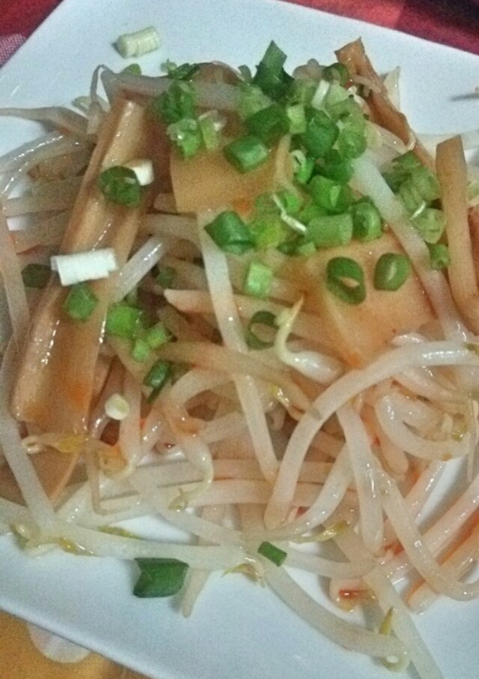 もやしと味付けﾒﾝﾏ炒め-レシピのメイン写真