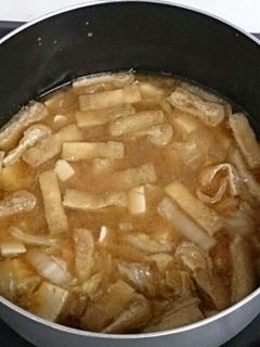 白菜と油揚げのお味噌汁-レシピのメイン写真