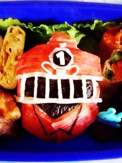 キャラ弁☆トッキュウジャー☆チーズ不使用-レシピのメイン写真