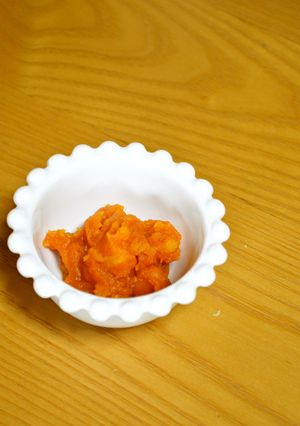 離乳食*中期～『南瓜とトマトのサラダ』-レシピのメイン写真