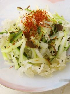 きゅうり、セロリ、きくらげの酢の物-レシピのメイン写真
